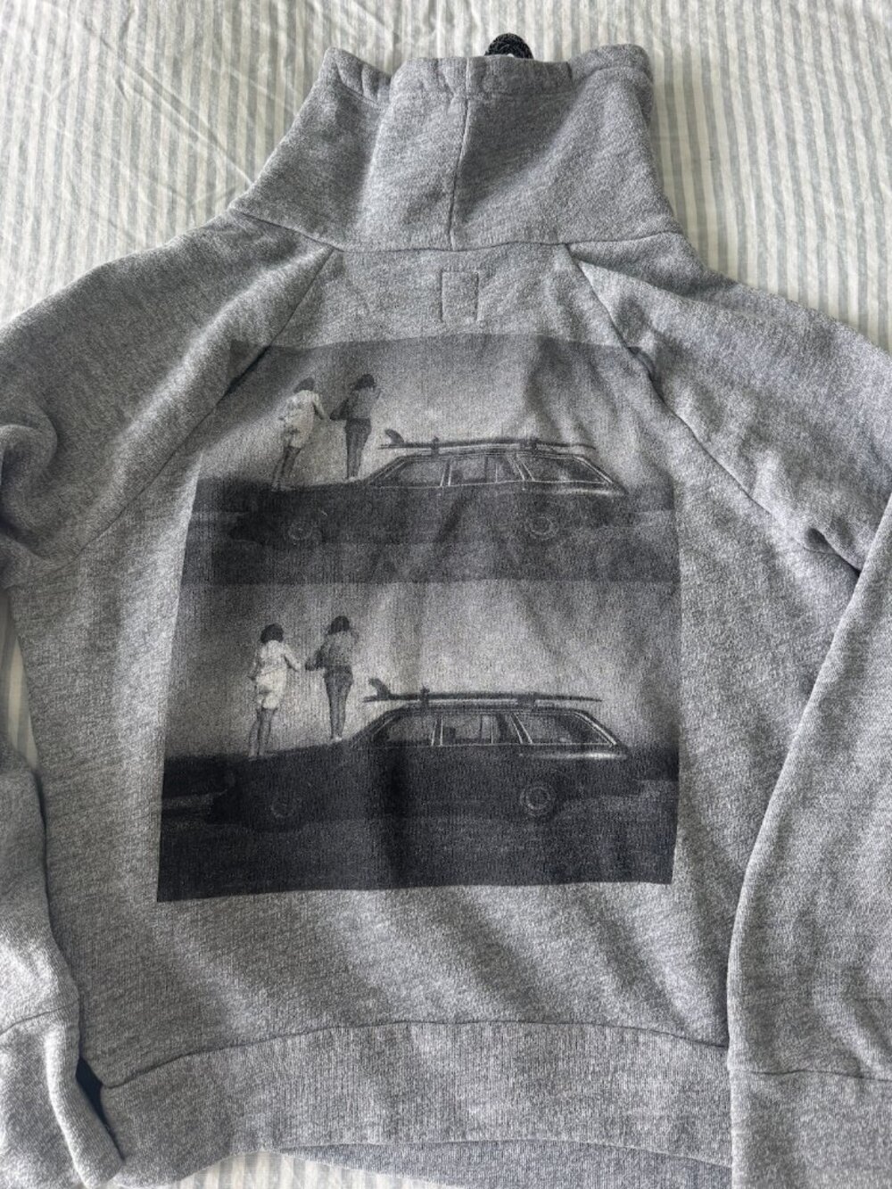 NSF Heathered Gray Women's Pullover Sweatshirt